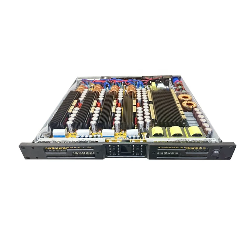 

DA32K4 DA32K4 26800W 4-канальный аудиоусилитель класса D на основе нитрида галлия, 1U, цифровой 4-канальный усилитель звука