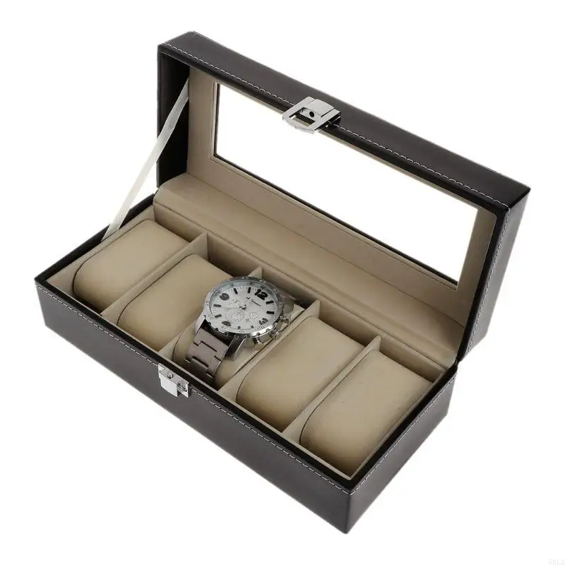 50LB Watch Box Storage for Case Gift Package Jewelry Display Boxes 5 Grids Luxury Fau