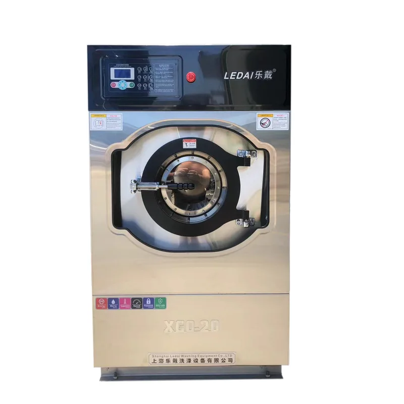 

20KG Industrial Washing Machine, Large Washing Line, Full-automatic Washing and Drying Integration.