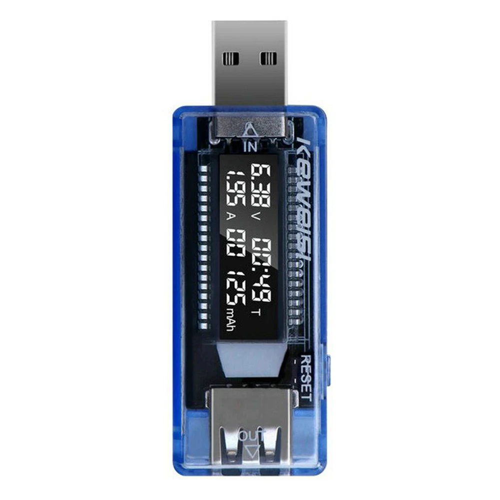 Tester di capacità del caricatore di tensione di corrente USB 3-20V Rilevamento della tensione di corrente Tester di capacità del caricatore Kit rilevatore di potenza mobile