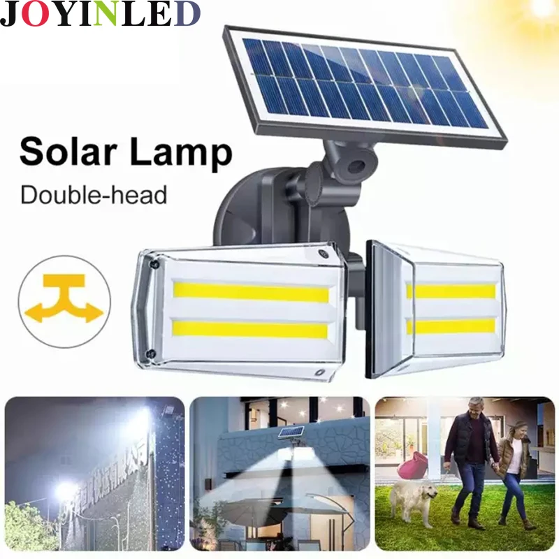 

Lumière Solaire Éclairage Extérieur Projecteur Réglable Solaire Sécurité Lumière Ip65 Extérieur Jardin Applique Murale