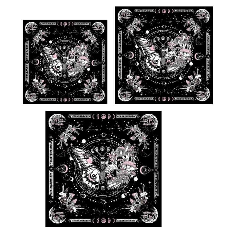 

Square Flannelette Tarot Altar Cloth Board Game Pad Astrological Oracles Pad Table Cover Card Mat Divinations Dropship