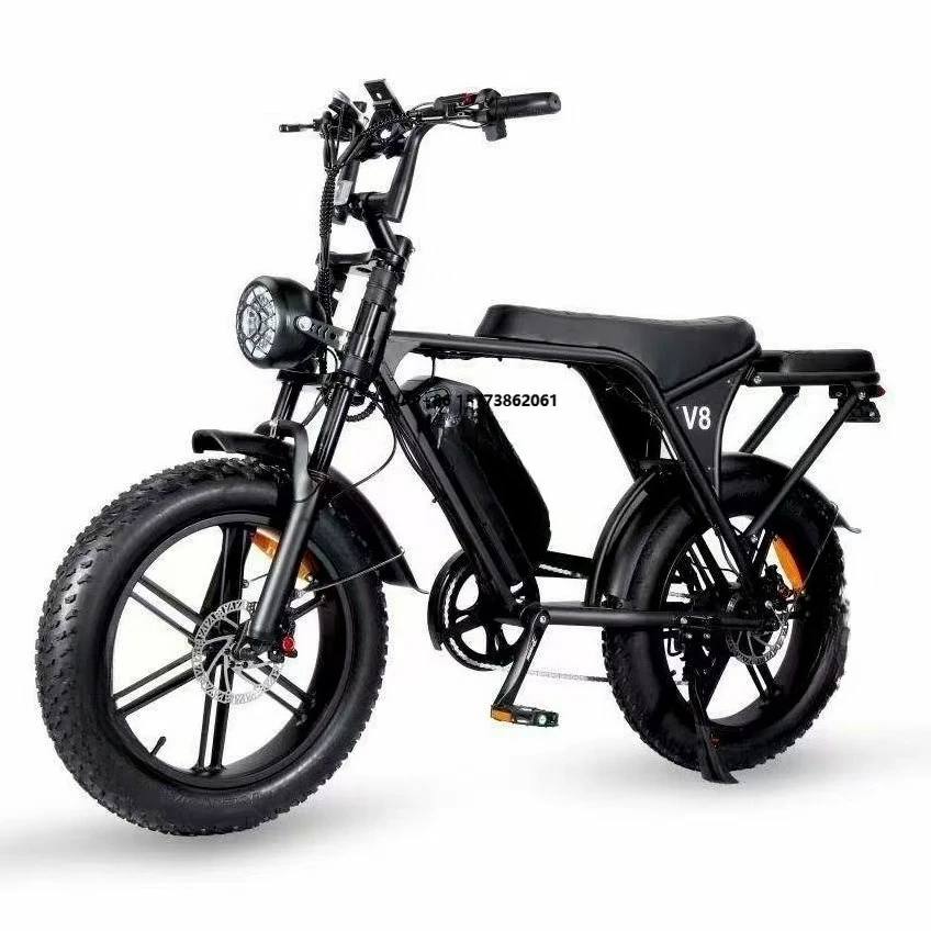 

X3 Electric Hybrid E-Bike 1000W/2000W Fatbike with 20x4.0 Fat Tire Tyre V8-Ebike