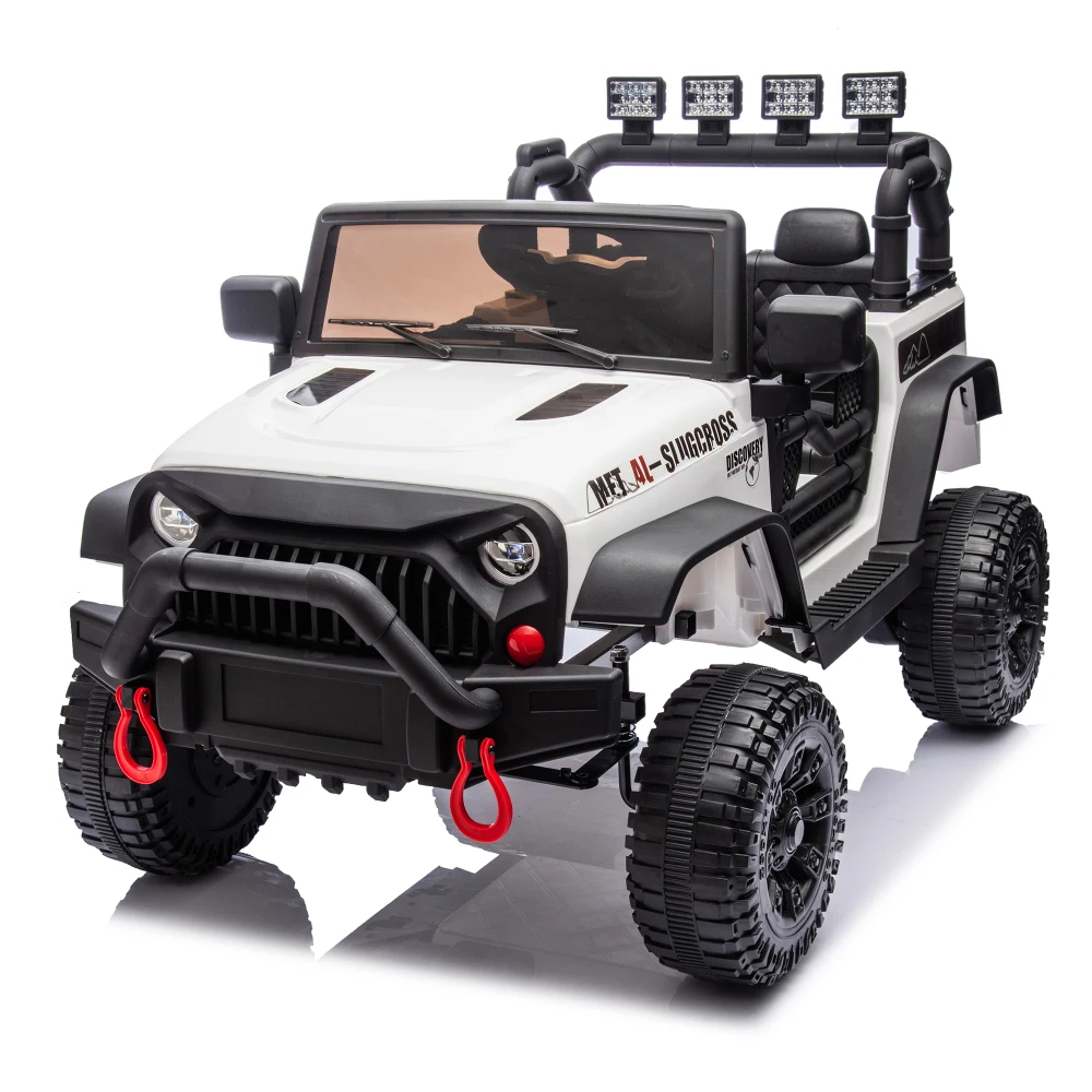Carro infantil 24V com controle remoto para pais, alça portátil, cinto de segurança para crianças com mais de 3 anos. Carro elétrico para crianças