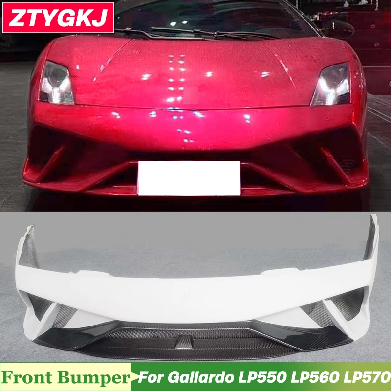 

Half Carbon Fiber Front Bumper For Lamborghini Gallardo LP550 LP560 LP570 Tuning