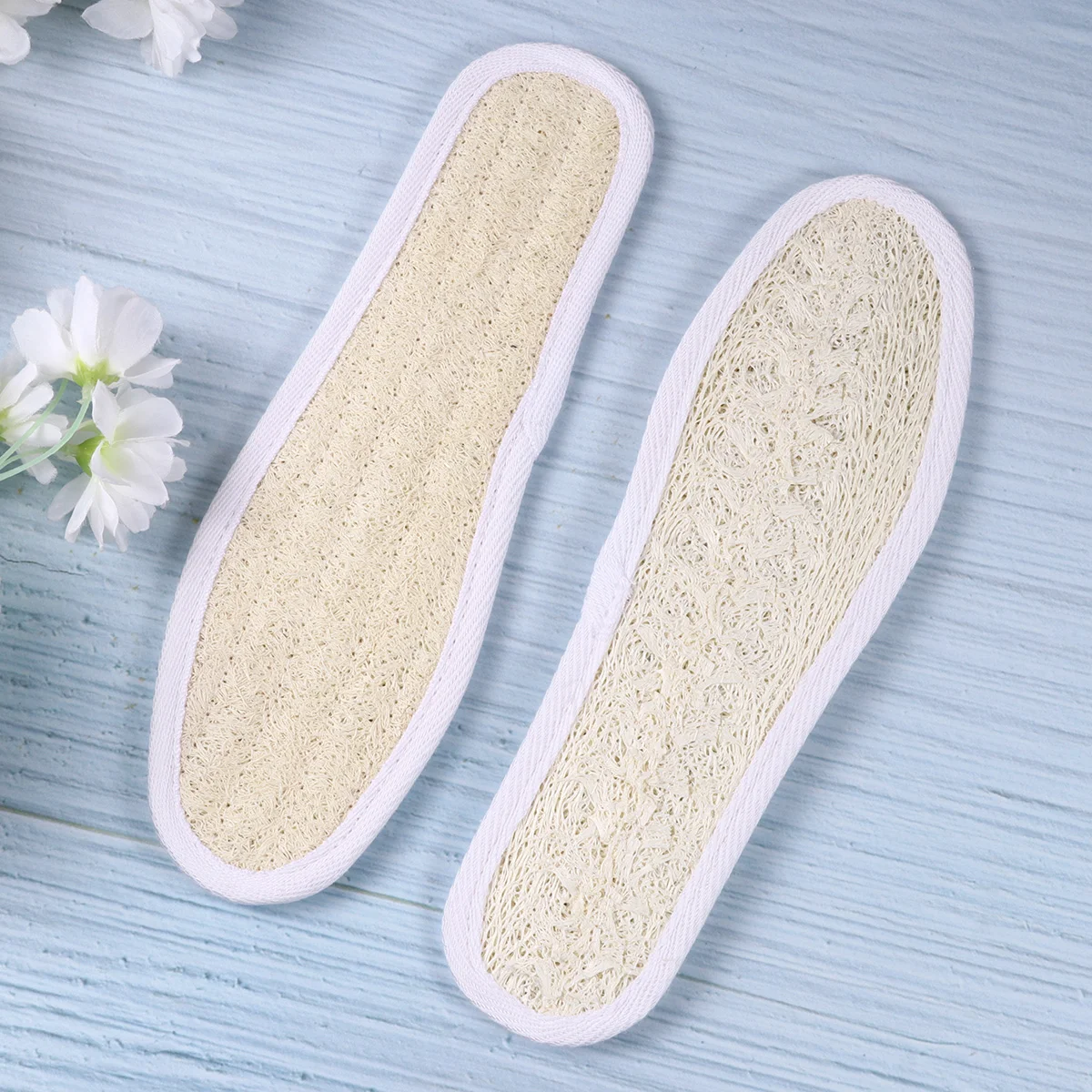 Sweat Absorption Insoles Breathable Shoe Cushions Stepping Loofah Pad Athletic