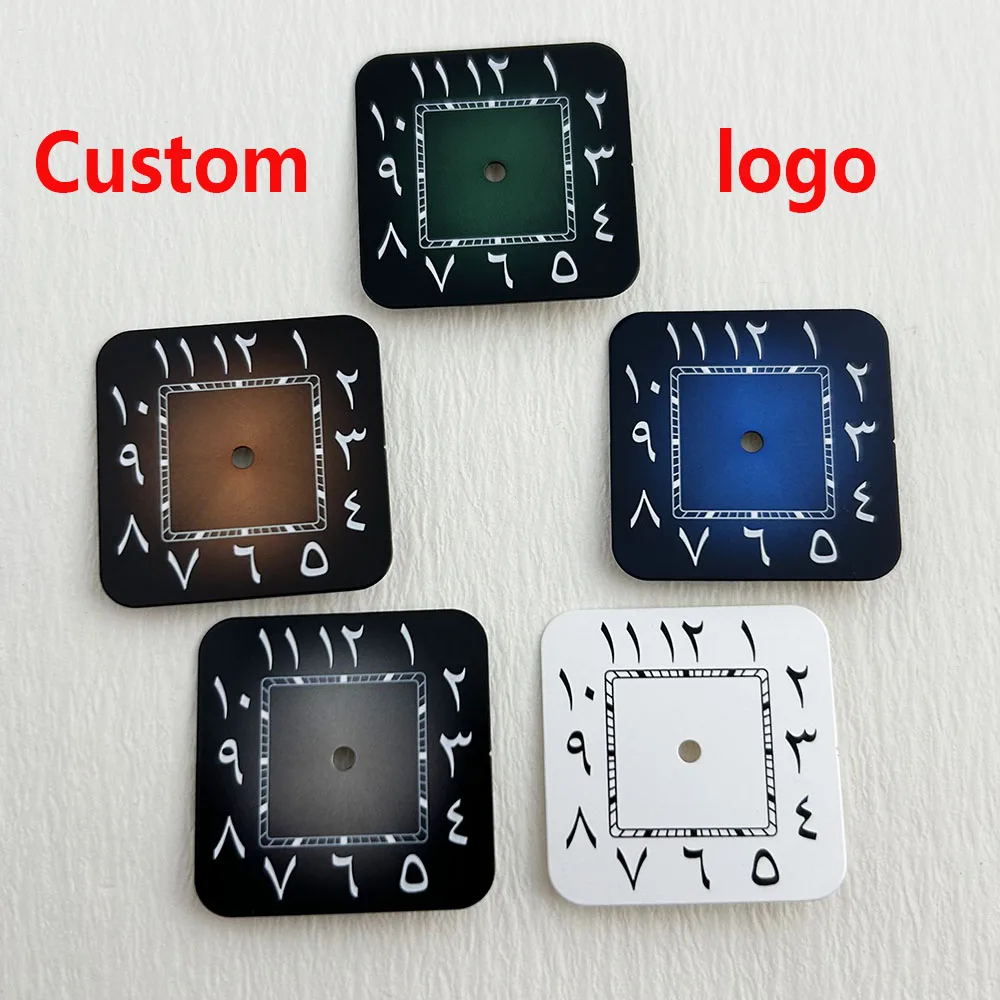 

NH35 Dial Watch Dial Custom Logo Dial Square Dial Arabic Dial fit NH Series35/36 movement Watch accessories Repair tools