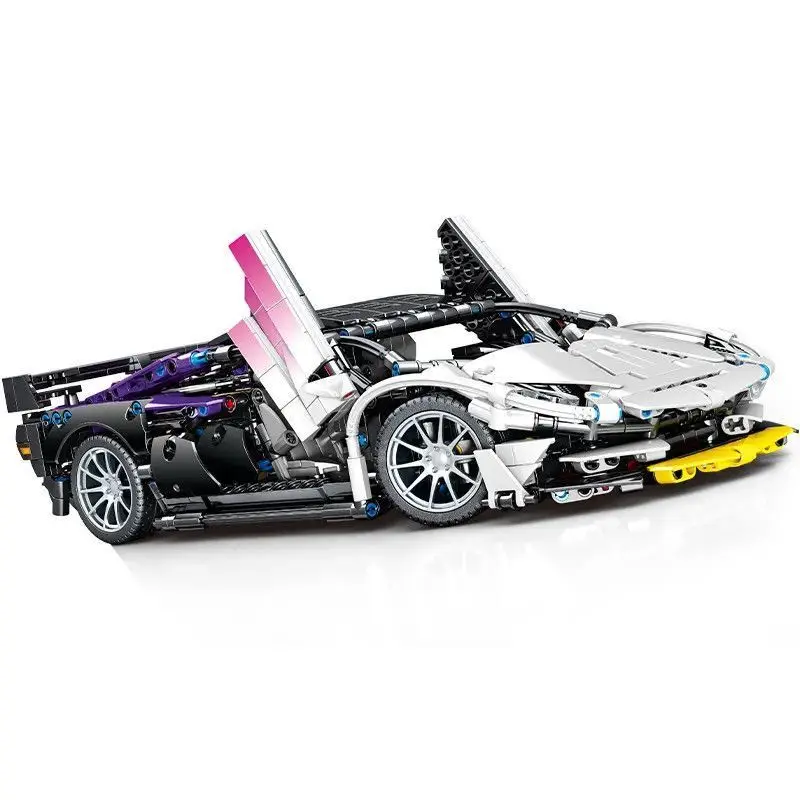 Supercar  Concept Sports Car Supercar Building blocks Brick model Overspeed car toy Children\'s Gift Birthday gift 1215pcs