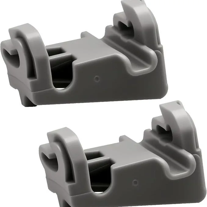 2-pack Dishwasher Lower Rack Retainer Clips, Rack Fasteners, Compatible with Lg Dishwasher 00611474