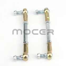 1Pair High quality 90mm/110mm M8 Steering Tie Rod kit Ball Joint For 2 Stroke Electric Mini Kids ATV Go Kart Buggy Scooter Parts
