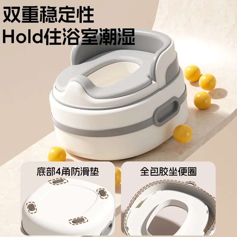 

Children's Potty Toilet for Boys and Girls, Portable, Anti-fall Toilet Stool, Used for Toilet Training