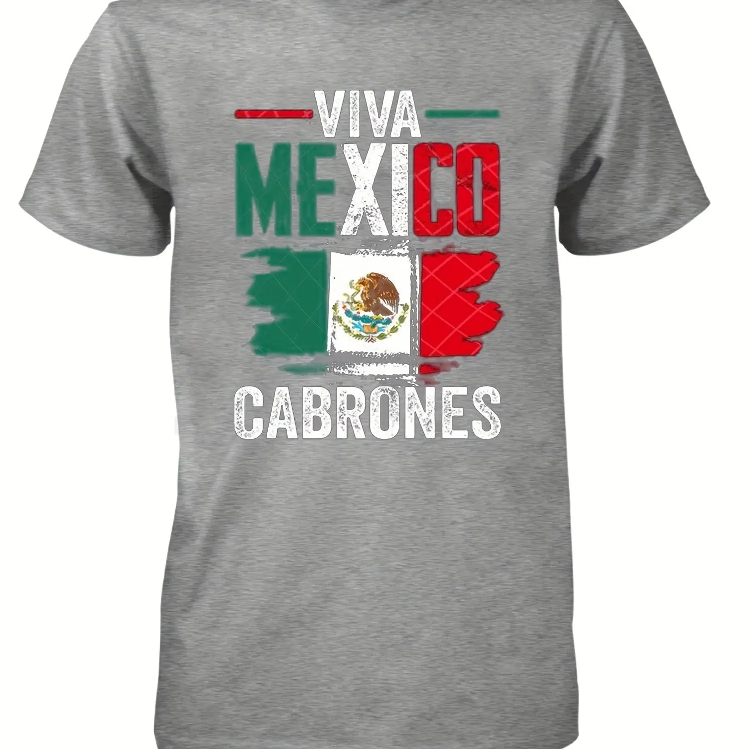 Mexico Print Men's T-shirt Casual Comfy O Neck Short Sleeve Outdoors Sportshirt Pullover Streetwear Tops Tees Oversized Clothing