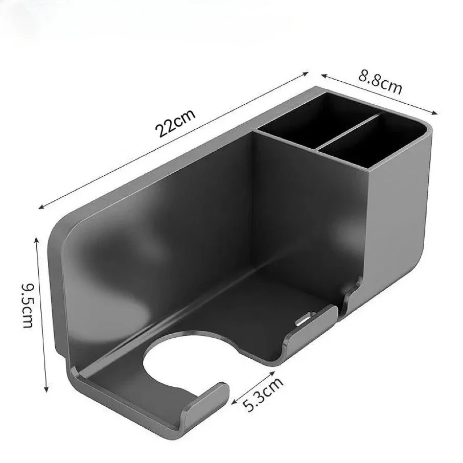 Nopunch Muur Mount Multifunctionele Föhn Opbergrek Badkamer Organizer En Opslag Plank Organizer Dyson Badkamer Planken