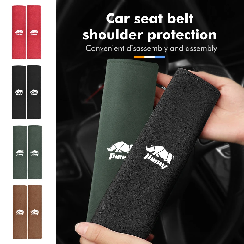 1 шт. универсальный чехол для автомобильного ремня безопасности, накладки, аксессуары, замша для Suzuki Jimny jb35 jb74 jb43 jb53 jb64 1 шт. универсальный чехол для автомобильного ремня безопасности, накладки, аксессуары, замша для Suzuki Jimny jb35 jb74 jb43 jb53 jb64
