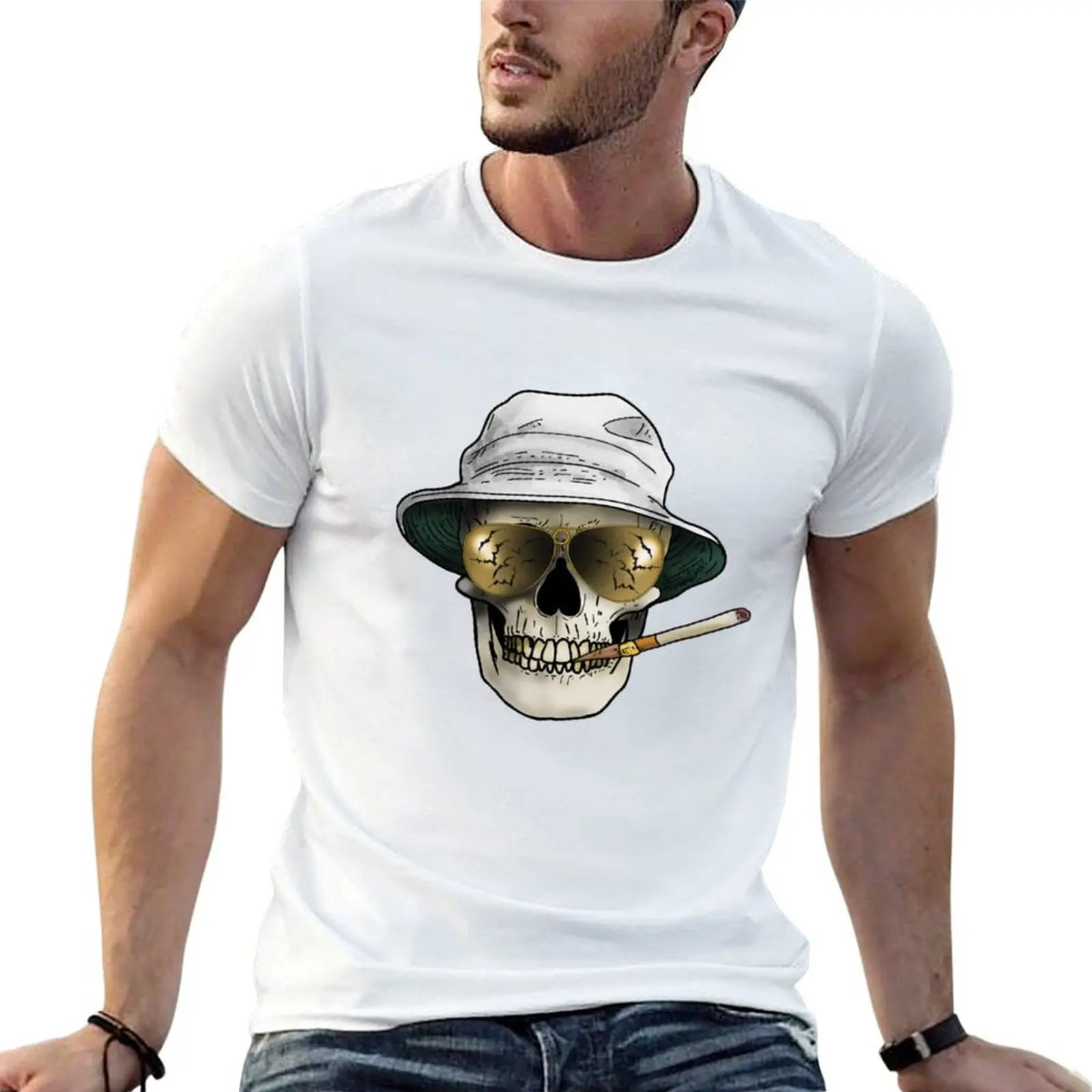 كل ما تريد معرفته عن هنتر إس طومسون وتخاف من سؤال تي شيرت تي شيرت للرجل تي شيرت جرافيك تي شيرت