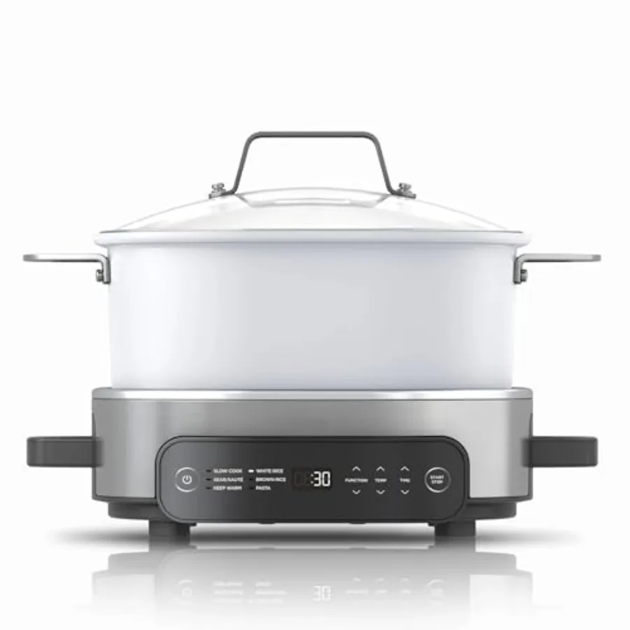 

Мультиварка Everyday PossibleCooker Pro 8-в-1 с функциями медленного приготовления и жарки, из нержавеющей стали, для использования на кухне