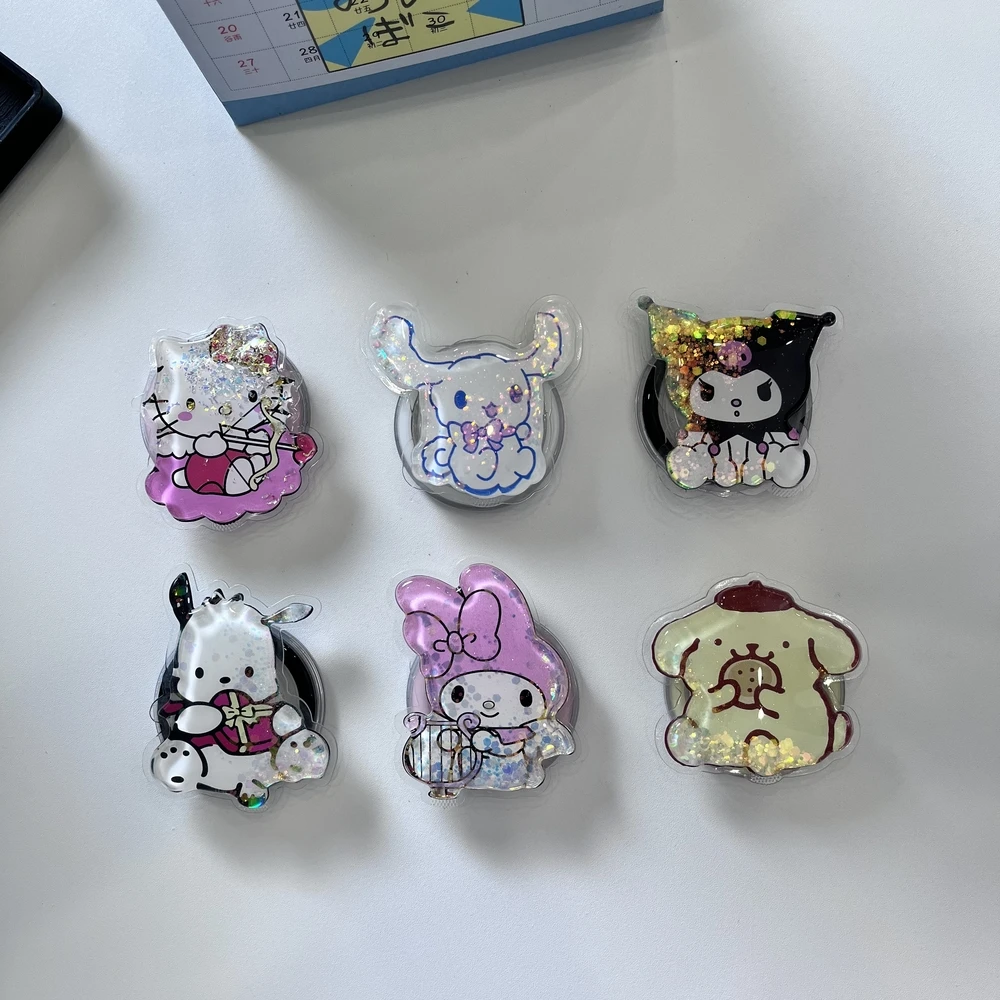  Magnetic Holder Grip Tok Griptok Phone Stand Holder Support Cute Sanrio Hello Kitty Kuromi For iPhone Samsung Magsafe Smart Tok