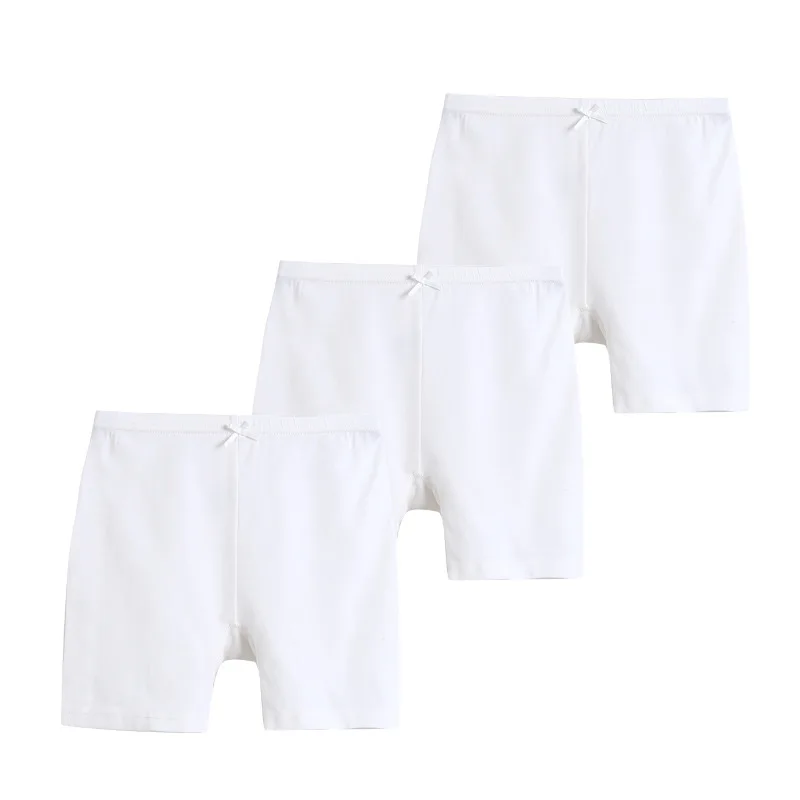new fashion students high quality girl boxer shorts panties kids solid children underwear 2-16year 3pcs/lot clothes 95%cotton