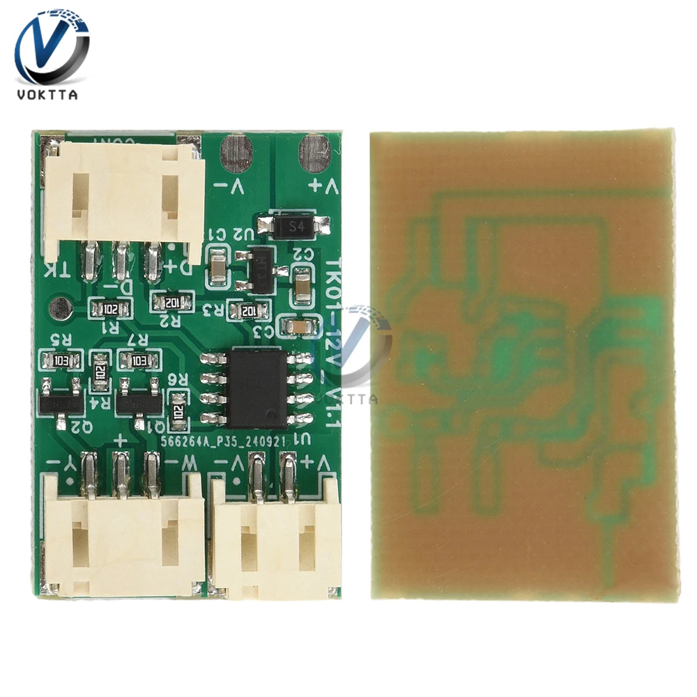 DC 5-12V LED Dimmer Touch Sensor Switch LED Strip Dimming Brightness Touch Controller Board Dimming Push Button Control