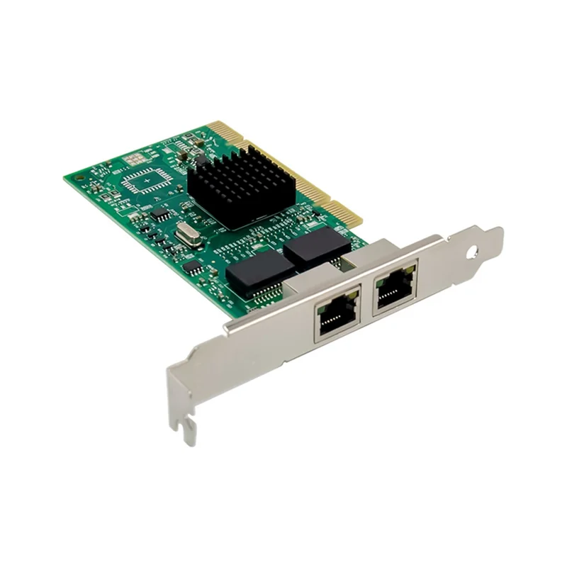 abkq-1set-82546eb-pro-1000mt-pci-ギガビットデュアルポートネットワークカードサーバーネットワークカード-8492mt-ネットワークカード-pc-メタル