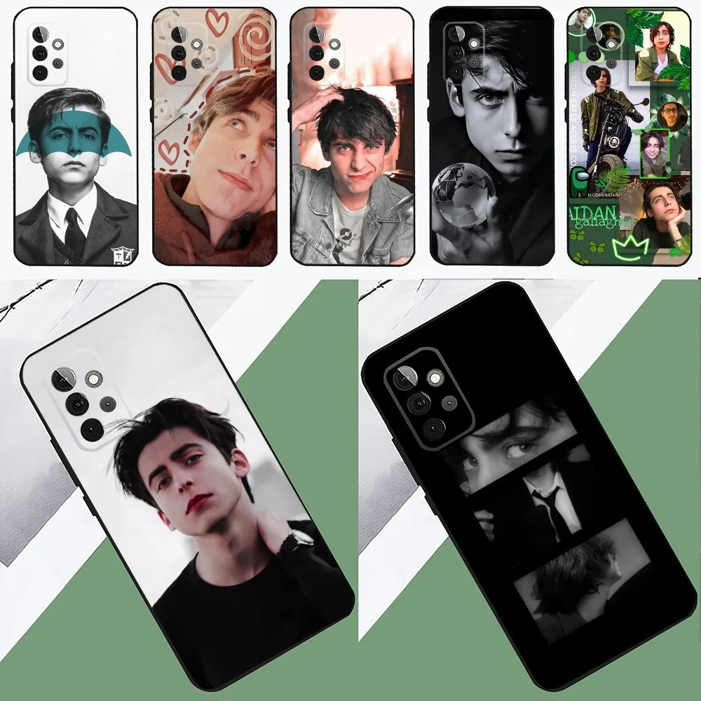 Aidan Gallagher Actor  Phone Case For SamsungS24,23,22,21,S20 ,Pro10,S30Plus,S9,20lite Ultra Black Cover