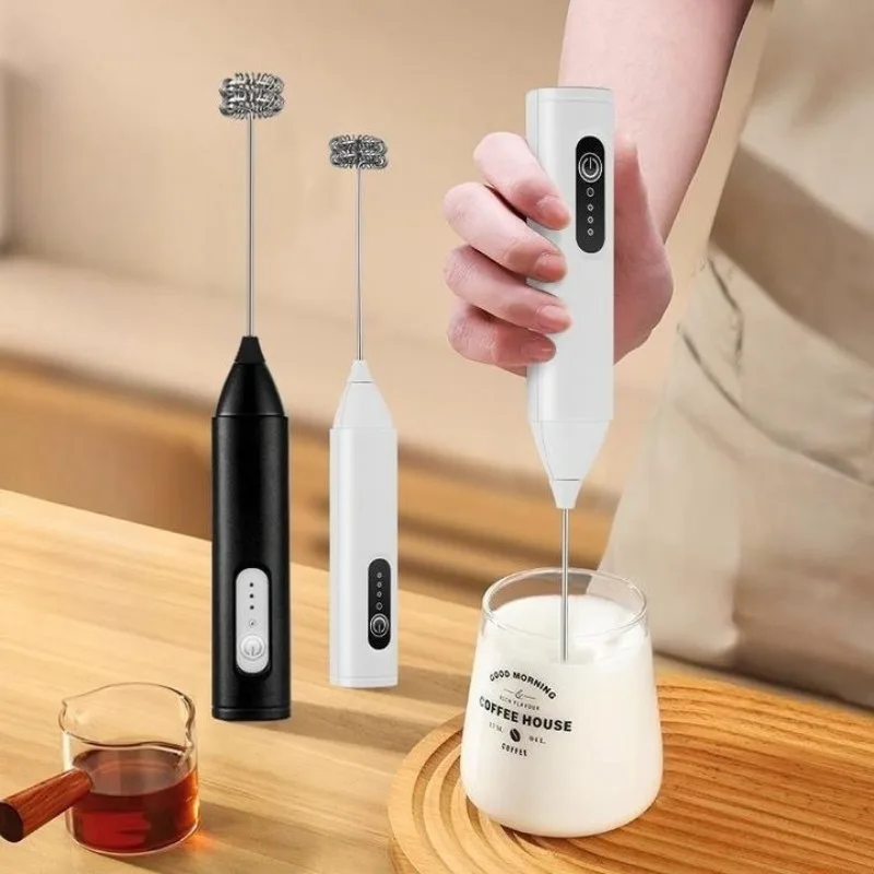 

Wireless Milk Frothers Electric Handheld Blender Electrical Mini Coffee Maker Whisk Mixer With USB For Coffee Cappuccino Cream