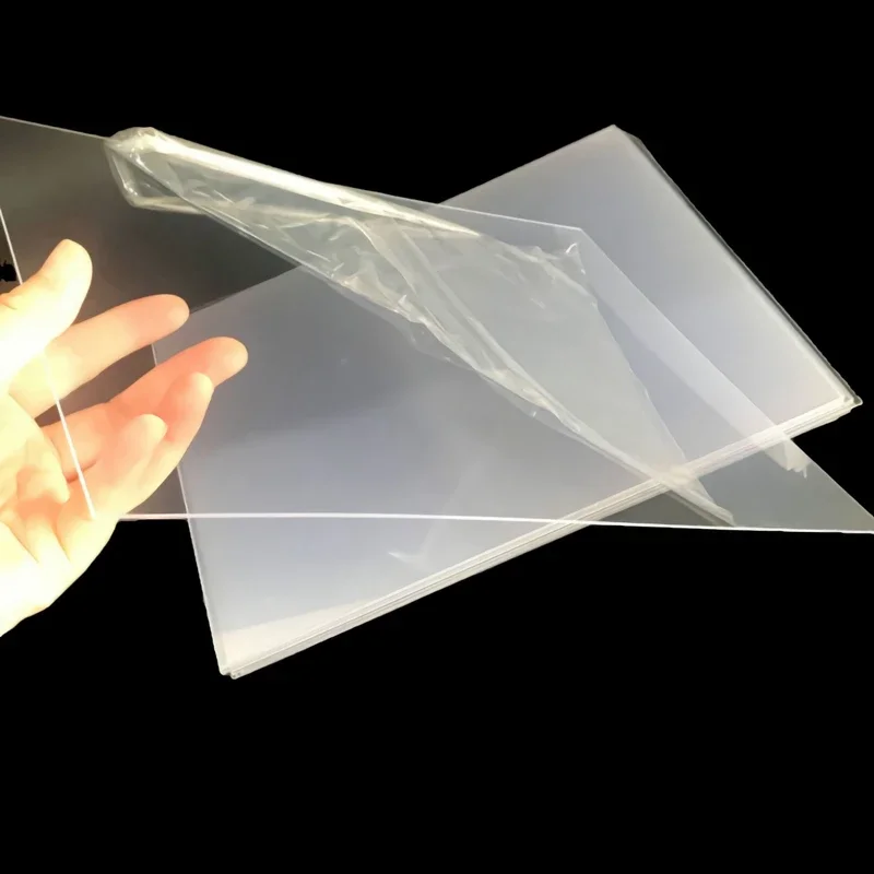 A4 Size 297X210mm High Transparent  PET Board Heat Resistant Clear Plastic Sheet for Hand Made Materials DIY Craft Thick 1-3mm