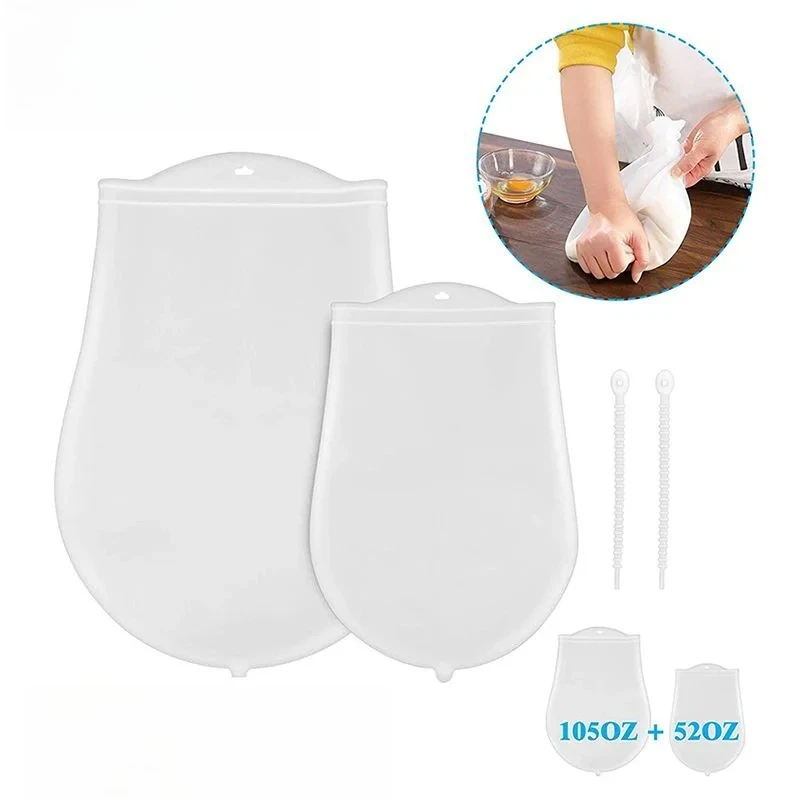 Silicone Kneading Dough Bag Kitchen Flour Mixer Versatile Bread Pastry Pizza Bakeware Cooking Tool