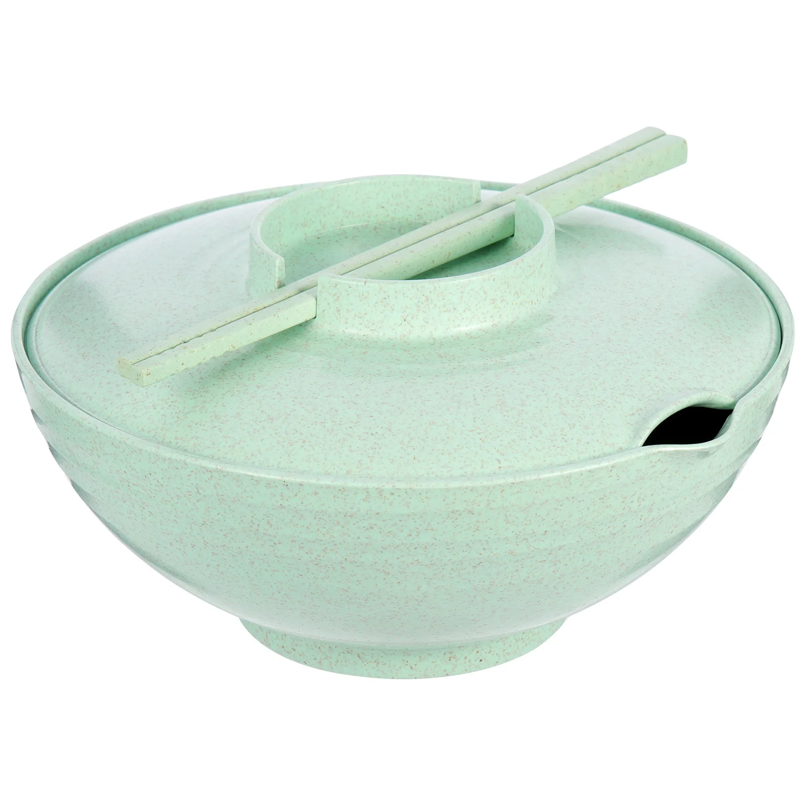 

1 set Lidded Ramen Set Creative Soup Bowl Microwave Safe Noodle Container For Kitchen Home Use Decorative Food Serving Bowl