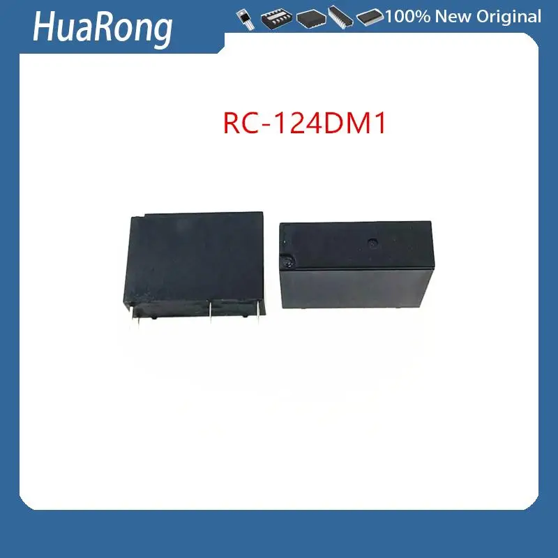 5Pcs/Lot   RC-124DM1 24VDC 5A 24V DC24V  4-PIN
