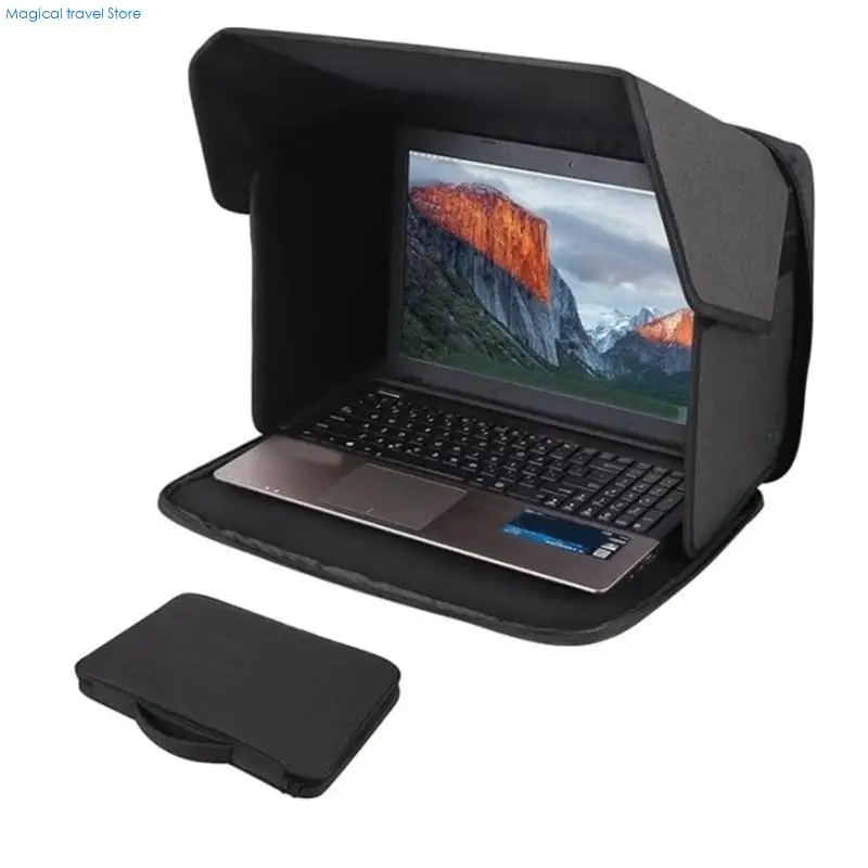 

N2UB Laptop Sun Blocking Laptop Sunshade For Laptops Lightweight Portable Oxford