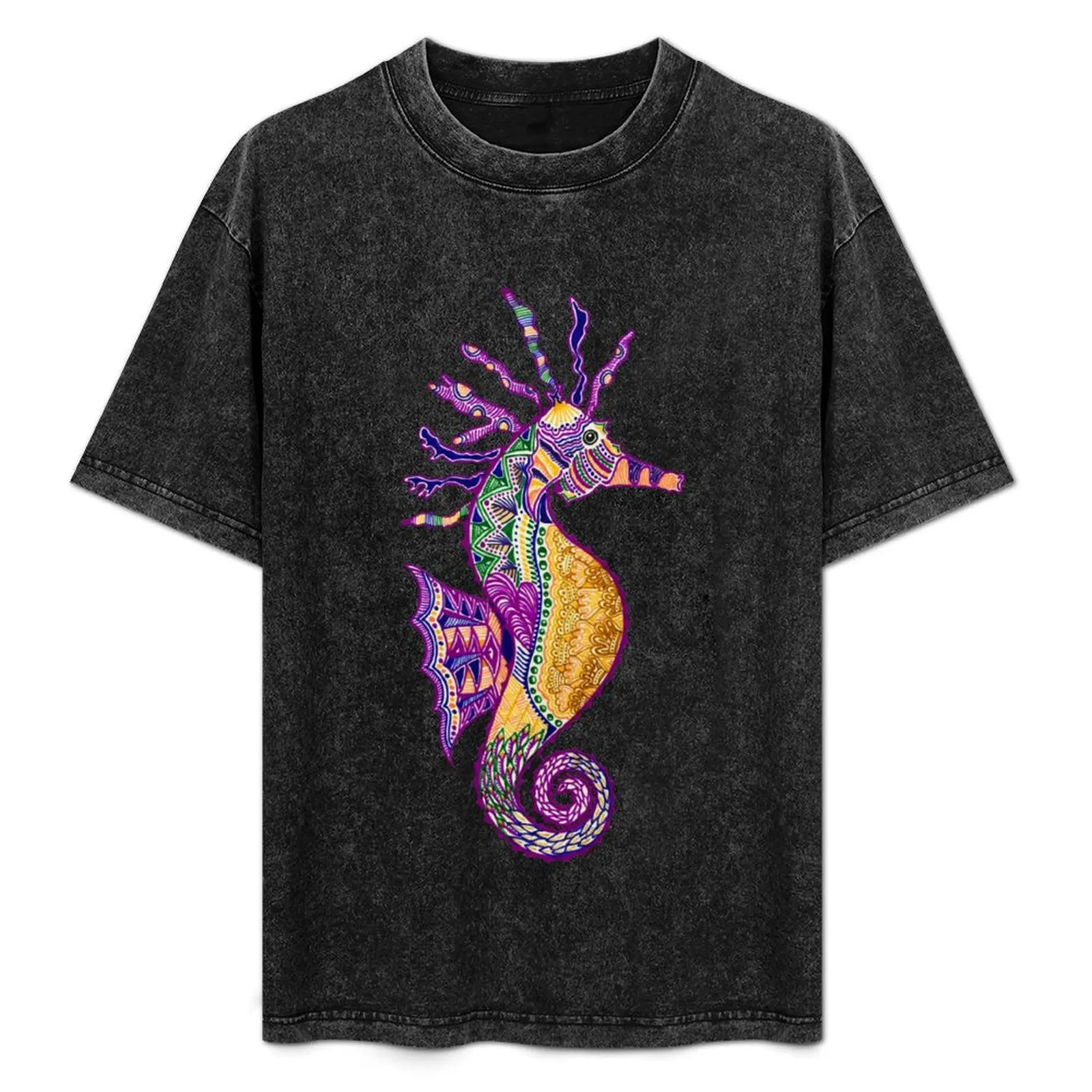 

Seahorse - Marine Life T-Shirt High Elasticity Sports Tee Shirt