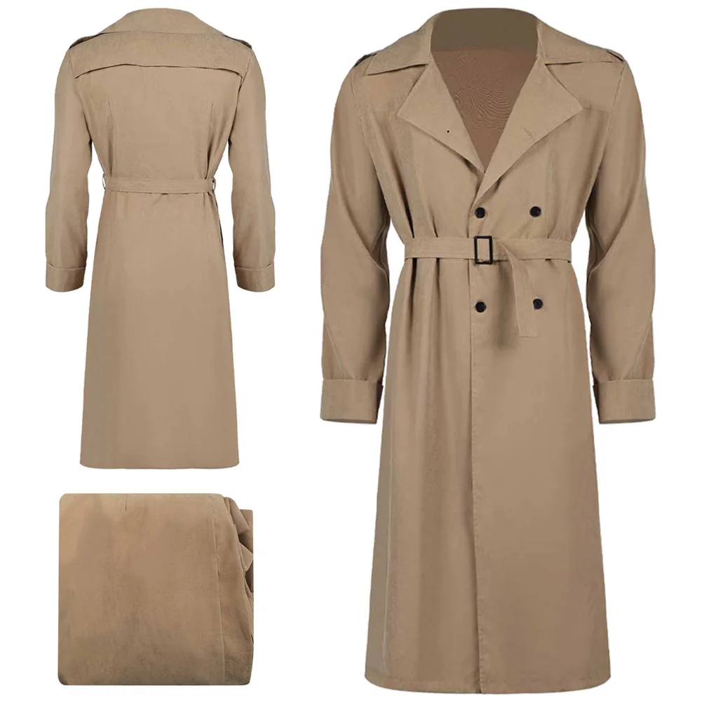 

Thing Ben Cosplay Fantasy Brown Coat Clothing 2025 Movie 4 Pieces Fantastic Costume Disguise Adult Men Fantasia Party Outfits