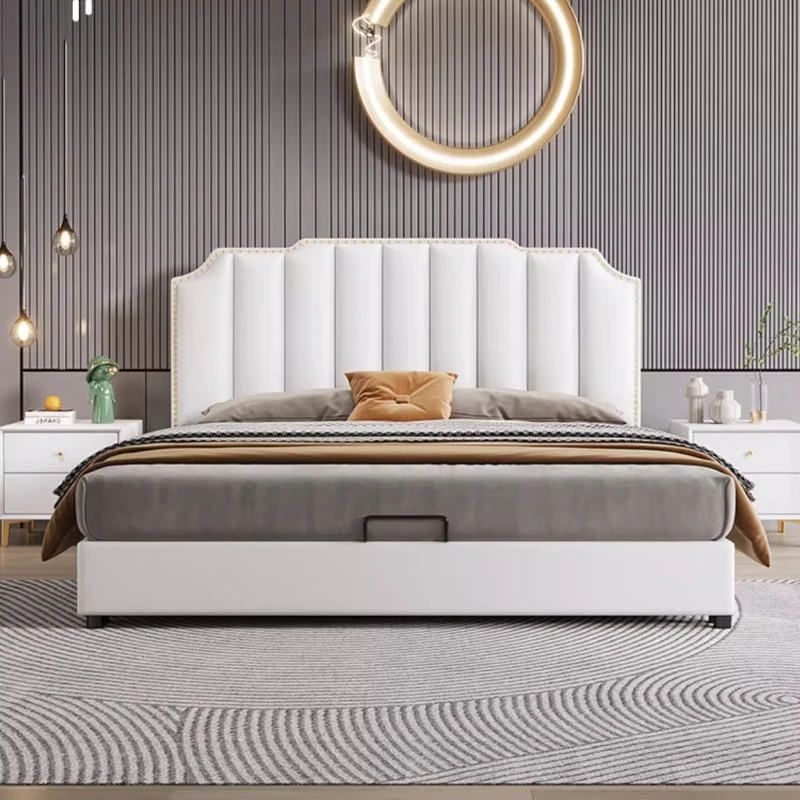 White Comforter Bedrooms Sets Double Bed Wardrobes King Size Bases Bedroom Set Full Set Luxury Camas Y Muebles Home Furniture