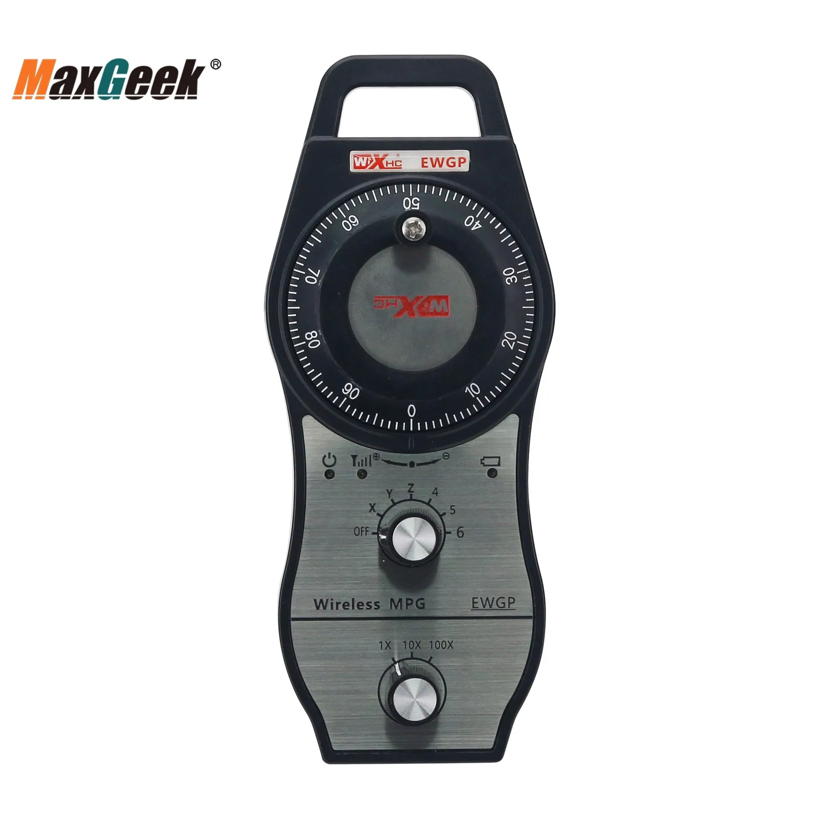 Maxgeek EWGP 4-Axis CNC MPG Wireless MPG Simplified MPG Pendant 40M/131.2FT Barrier Free for Industrial Uses