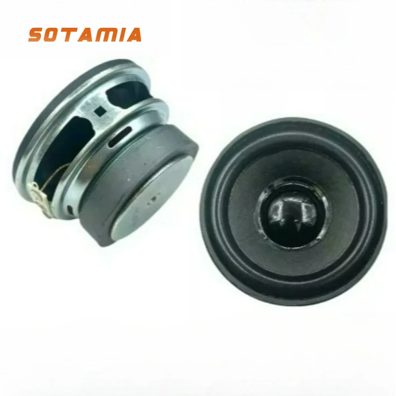 SOTAMIA 2Pcs 2.5 Inch Mini Full Range Audio Speaker 4 Ohm 8W 66mm Subwoofer High Power Bluetooth Sound Boxes Modified Speaker