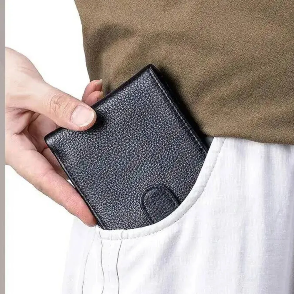 men-purse-business-zipper-coin-purse-cowhide-id-card-holder-fashion-man-purse-genuine-leather-men's-short-wallet-rfid-clutch-bag