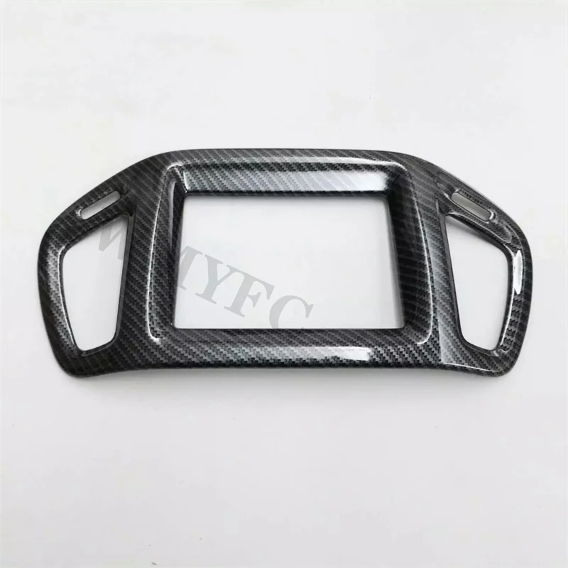 For Jeep Compass 2017-2020 2022 2023  Front Navigation Box Frame Cover Interior Screen Decorate Trims Car-Styling Accessories