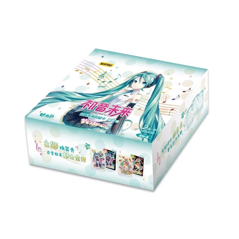 مجموعة بطاقات KAYOU Hatsune Miku Charm Pack Shining Superstar Collection Card CR صندوق هدايا بطاقة محيطية أصلية #1