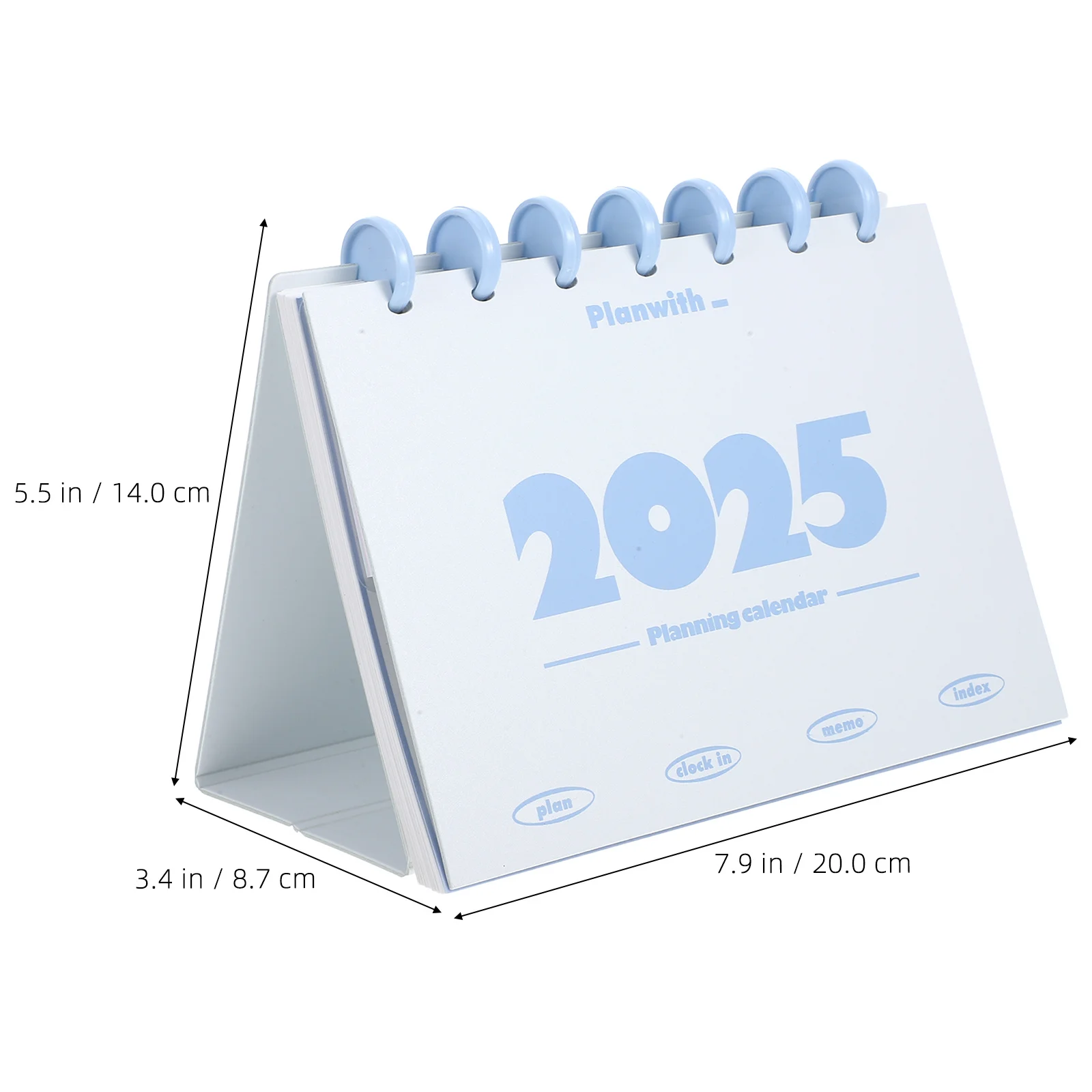 Ежемесячный перекидной настольный календарь на 2025 год, настольный календарь для офиса, дома, ежедневного использования, милый портативный декоративный академический планировщик