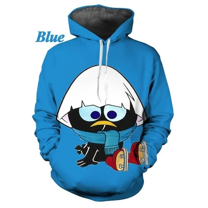 New Fashion Cartoon Calimero 3D Printed Hoodie Men's And Women's Casual Sweatshirt Cute Pullovers Hooded Sweatshirt Streetwear