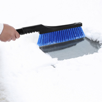 Snow Shovel Scraper Cleaning Brush Portable Multi function Ice Detachable Remove Car Glass Snow Brush Ice Scraper Compact