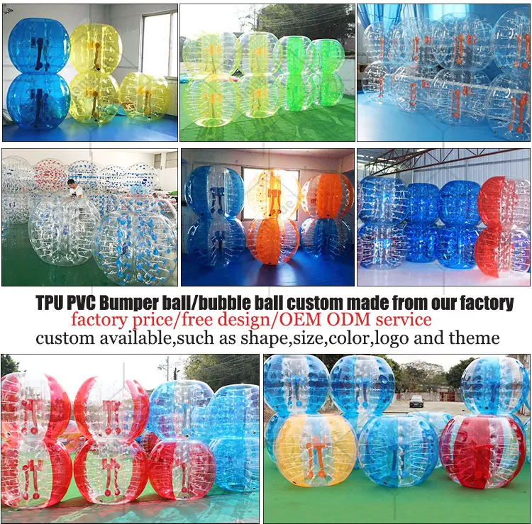 Hot Sport Game Opblaasbare Body Bumper Bal Menselijke Opblaasbare Bumper Bubble Ball Voor Volwassen Kind Gebruik