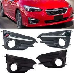 Fog Light Cover For Subaru Impreza 2017 2018 2019 Front Bumper Fog Lamp Trim Headlight Shade Grille Frame Grill Car Accessories