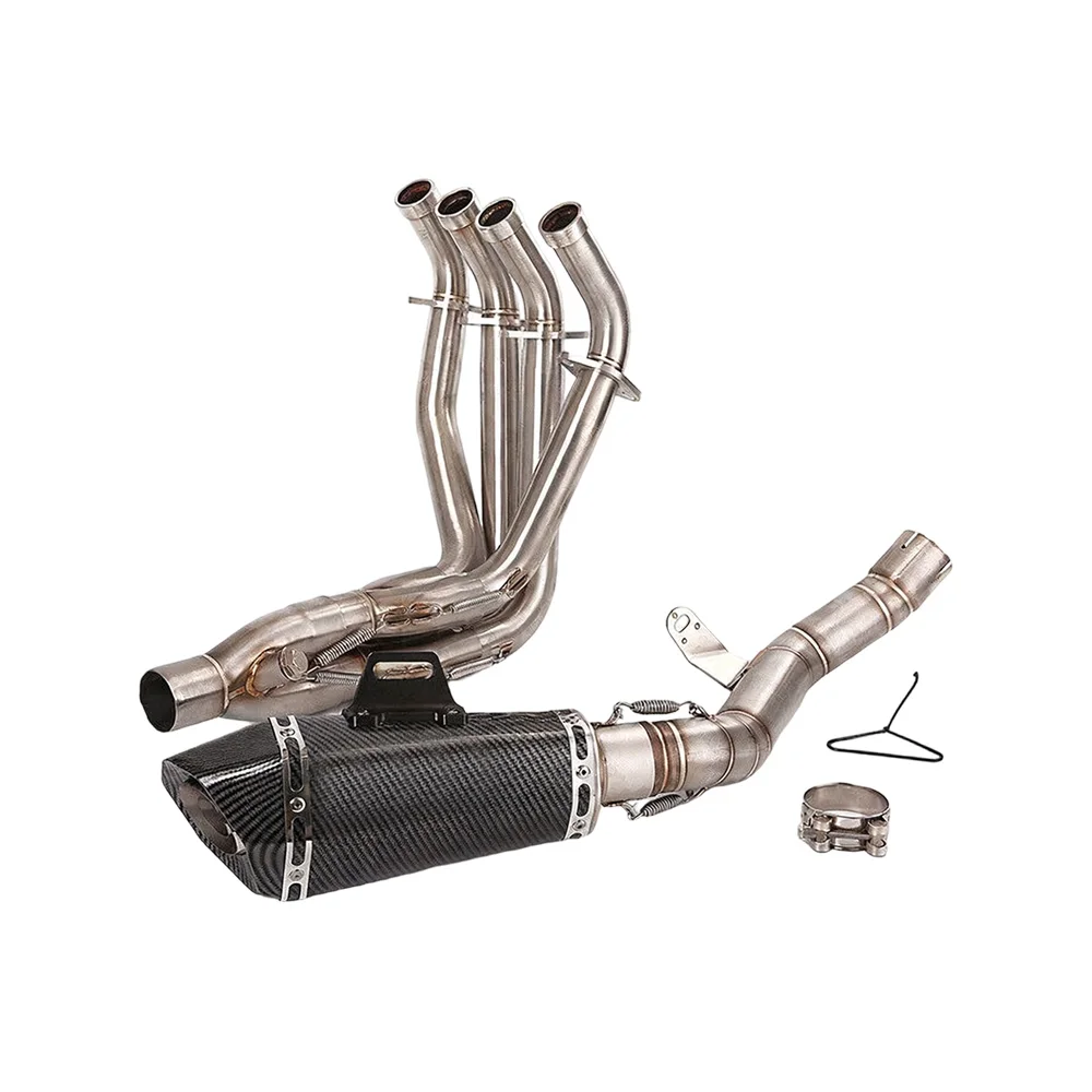 Für Kawasaki Z900 2017-2023 Komplettes Auspuffsystem Krümmer Verbindungsrohr Schalldämpfer Endrohr Auspuffrohre – Detail 3