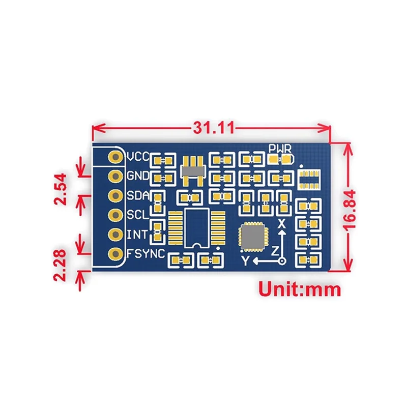 ABGI-For(D) 10 محاور مستشعر بالقصور الذاتي 10 DOF IMU ICM20948/BMP280 وحدة الملاحة، بوصلة/جيروسكوب التسارع