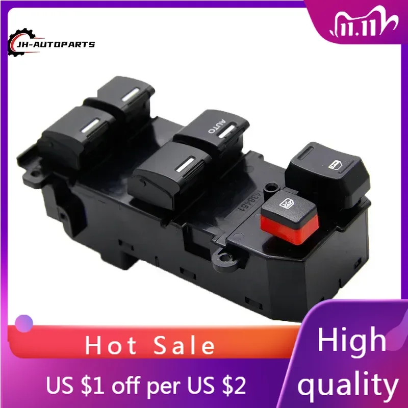 

Car Window Button Power Window Master Control Switch Left For 2007 2008 2009 2010 2011 Honda CR-V CRV 35750-SWA-K01