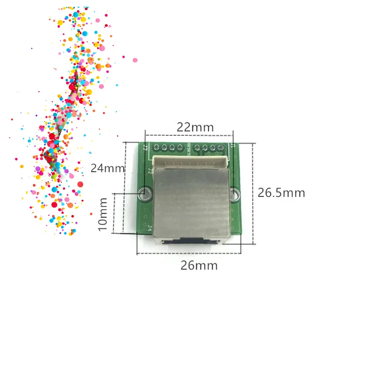 Ekstensi Jarak Konversi Data Kotak Kabel Jaringan Biaya Rendah Mini Ethernet 3 Port 10/100Mbps dengan Modul Sakelar Lampu RJ45