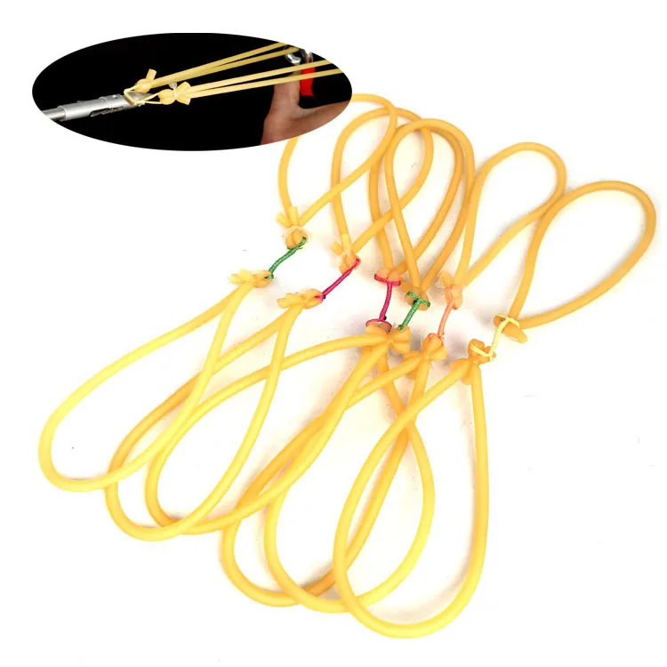 5pcs High Quality Plain Shot Fish Rubber Band Slingshot Hunting Replace Rubber Band Slingshot