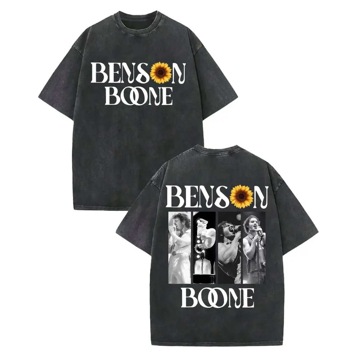 

Singer Benson Boone Graphic T Shirts Fashion Rock Vintage Washed T-shirt Men's Women's High Quality Cotton Oversized T-shirts